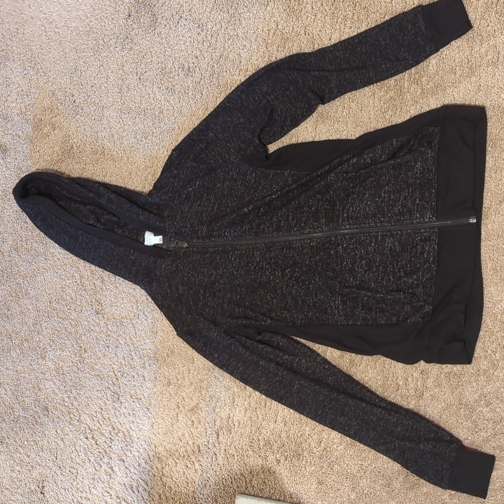 Black tunic hoodie